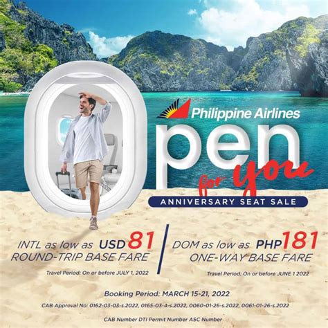 philippine airlines 81st anniversary promo.